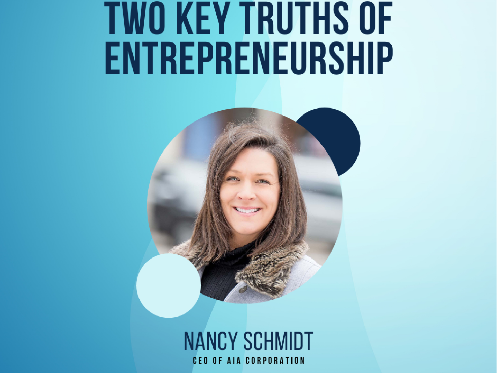 Two Truths of Entrepreneurship